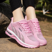 Carregar imagem no visualizador da galeria, Tênis Femininos Moda Casual, Malha Confortável, Respirável, Sapatos para Mulher
