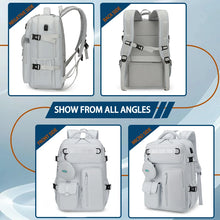 Carregar imagem no visualizador da galeria, Mochila de Viagem Expansível Weekender, Caminhadas, com Porta USB para Laptop
