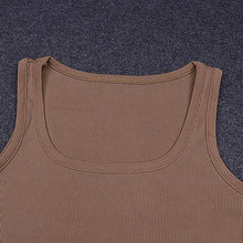 Carregar imagem no visualizador da galeria, Bodysuit de Malha sem Mangas, Verão Quente, Bodycon Fora do Ombro
