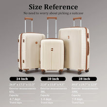 Carregar imagem no visualizador da galeria, Malas de Viagem com Bolsa de Viagem e Bolsa de Higiene Pessoal, Rodas Giratórias, Duráveis e Leves
