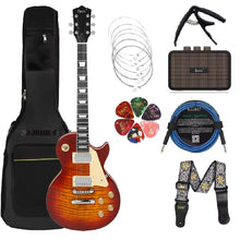 Carregar imagem no visualizador da galeria, Guitarra Elétrica Clássica Estilosa, 39 Pol. 6 Cordas 22 Trastes, Mais Kit com Amplificador
