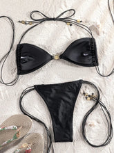 Carregar imagem no visualizador da galeria, Biquinis duas Peças Impressão beachwear, Feminino Push Up Maiô, Conjunto de Banho
