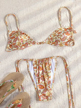 Carregar imagem no visualizador da galeria, Biquinis duas Peças Impressão beachwear, Feminino Push Up Maiô, Conjunto de Banho
