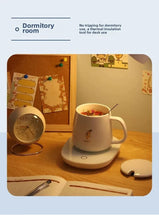 Carregar imagem no visualizador da galeria, Caneca com Base Térmica de Aquecimento Inteligente, Calor de 55 Graus com Caixa de Presente
