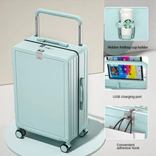 Carregar imagem no visualizador da galeria, Malas de Viagem com Rodinhas, Porta USB e Porta-Copos, Malas com Senha
