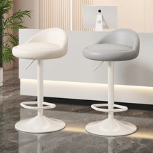 Carregar imagem no visualizador da galeria, Banqueta de Cozinha Minimalista Moderno, Banco de Pés Elevado, Encosto Ajustável
