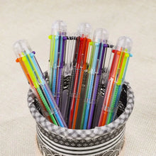 Carregar imagem no visualizador da galeria, Canetas Esferográficas Multicolor para Crianças, Escritórios e Escolas
