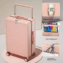 Carregar imagem no visualizador da galeria, Malas de Viagem com Rodinhas, Porta USB e Porta-Copos, Malas com Senha
