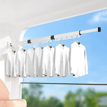 Carregar imagem no visualizador da galeria, Cabide de parede, varal retrátil para secar roupas em ambientes internos

