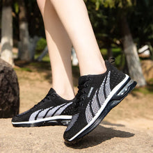 Carregar imagem no visualizador da galeria, Tênis Femininos Moda Casual, Malha Confortável, Respirável, Sapatos para Mulher
