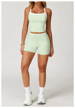Carregar imagem no visualizador da galeria, Conjunto de Yoga Nu Sentimento, Roupas de Ginásio Push Up Fitness, Conjuntos Sportwear Leggings
