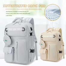 Carregar imagem no visualizador da galeria, Mochila de Viagem Expansível Weekender, Caminhadas, com Porta USB para Laptop
