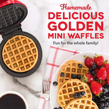 Carregar imagem no visualizador da galeria, Mini Máquina de Waffle Elétrica, Aquecimento Frente e Verso, Preparo do Café da Manhã
