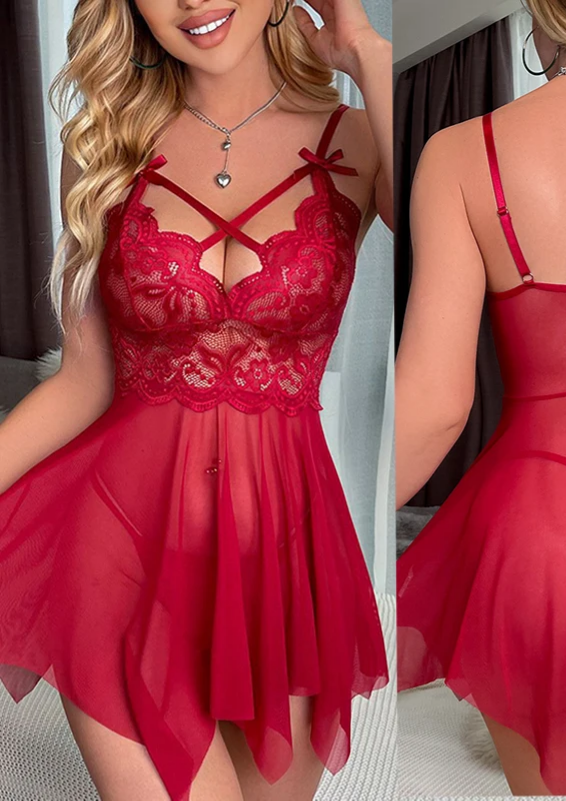 Lingerie Feminino Crotchless, Pijamas Renda, Trajes Interior Feminino