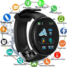 Carregar imagem no visualizador da galeria, Relógio Inteligente, Monitor de Frequência Cardíaca, Rastreador Fitness, Android IOS
