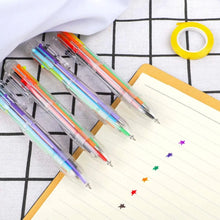 Carregar imagem no visualizador da galeria, Canetas Esferográficas Multicolor para Crianças, Escritórios e Escolas
