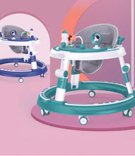 Carregar imagem no visualizador da galeria, Andador multifuncional dobrável e ajustável para bebês Carrinho de aprendizagem
