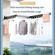 Carregar imagem no visualizador da galeria, Cabide de parede, varal retrátil para secar roupas em ambientes internos

