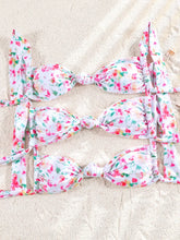 Carregar imagem no visualizador da galeria, Biquinis duas Peças Impressão beachwear, Feminino Push Up Maiô, Conjunto de Banho
