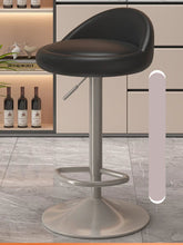 Carregar imagem no visualizador da galeria, Banqueta de Cozinha Minimalista Moderno, Banco de Pés Elevado, Encosto Ajustável
