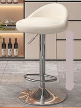 Carregar imagem no visualizador da galeria, Banqueta de Cozinha Minimalista Moderno, Banco de Pés Elevado, Encosto Ajustável
