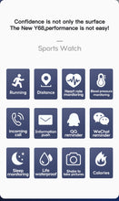 Carregar imagem no visualizador da galeria, Relógio Inteligente Multifuncional Bluetooth, Fitness Esportivo, Monitor de Sono
