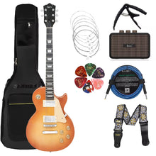 Carregar imagem no visualizador da galeria, Guitarra Elétrica Clássica Estilosa, 39 Pol. 6 Cordas 22 Trastes, Mais Kit com Amplificador
