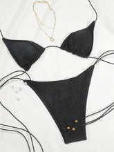 Carregar imagem no visualizador da galeria, Biquinis duas Peças Impressão beachwear, Feminino Push Up Maiô, Conjunto de Banho
