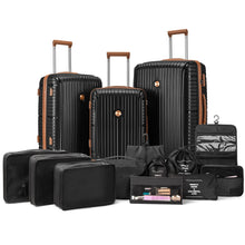 Carregar imagem no visualizador da galeria, Malas de Viagem com Bolsa de Viagem e Bolsa de Higiene Pessoal, Rodas Giratórias, Duráveis e Leves
