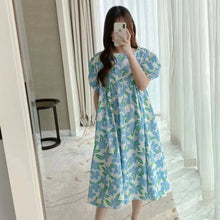Carregar imagem no visualizador da galeria, Vestidos Maternidade  Linha Solta, Manga Curta, Roupas para Mulheres Grávidas, Vestido Floral
