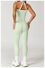 Carregar imagem no visualizador da galeria, Conjunto de Yoga Nu Sentimento, Roupas de Ginásio Push Up Fitness, Conjuntos Sportwear Leggings
