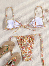 Carregar imagem no visualizador da galeria, Biquinis duas Peças Impressão beachwear, Feminino Push Up Maiô, Conjunto de Banho
