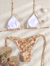 Carregar imagem no visualizador da galeria, Biquinis duas Peças Impressão beachwear, Feminino Push Up Maiô, Conjunto de Banho

