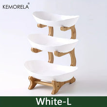 Carregar imagem no visualizador da galeria, Cesta de Frutas Estilo Moderno e Criativo, Suporte De Bolo, Saladeira, 2 ou 3 Camadas
