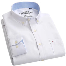 Carregar imagem no visualizador da galeria, Camisa Masculina 100% Algodão, Manga Comprida, Cores Lisa e Xadrez, Estampa Regular (ab)

