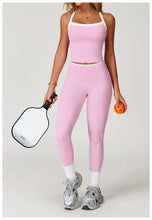 Carregar imagem no visualizador da galeria, Conjunto de Yoga Nu Sentimento, Roupas de Ginásio Push Up Fitness, Conjuntos Sportwear Leggings
