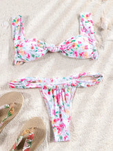 Carregar imagem no visualizador da galeria, Biquinis duas Peças Impressão beachwear, Feminino Push Up Maiô, Conjunto de Banho
