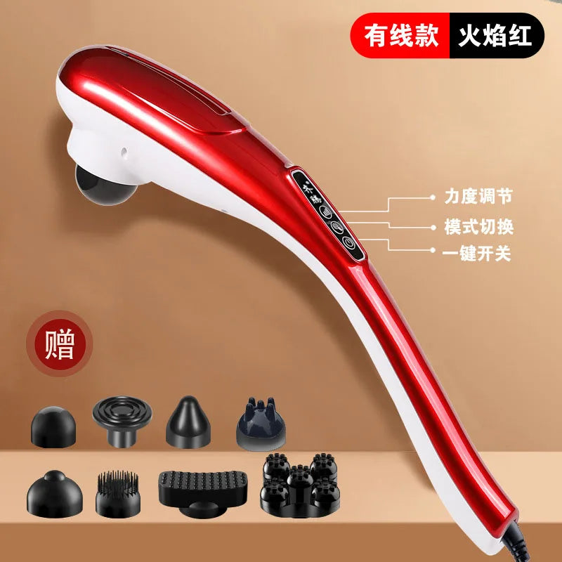 Massageador Portátil Elétrico para o Corpo, Bastão Massageador com Vibração