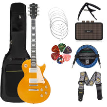 Carregar imagem no visualizador da galeria, Guitarra Elétrica Clássica Estilosa, 39 Pol. 6 Cordas 22 Trastes, Mais Kit com Amplificador
