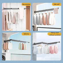 Carregar imagem no visualizador da galeria, Cabide de parede, varal retrátil para secar roupas em ambientes internos
