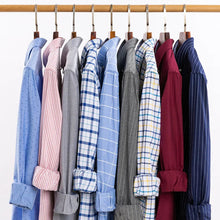 Carregar imagem no visualizador da galeria, Camisa Masculina 100% Algodão, Manga Comprida, Cores Lisa e Xadrez,, Estampa Regular (ef)

