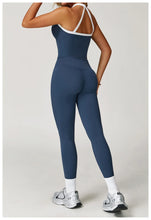 Carregar imagem no visualizador da galeria, Conjunto de Yoga Nu Sentimento, Roupas de Ginásio Push Up Fitness, Conjuntos Sportwear Leggings
