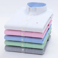 Carregar imagem no visualizador da galeria, Camisa Masculina 100% Algodão, Manga Comprida, Cores Lisa e Xadrez, Estampa Regular (cd)
