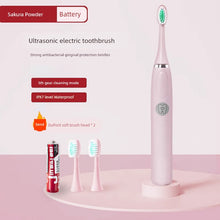 Carregar imagem no visualizador da galeria, Escova de Dentes Elétrica Automática, Bateria Recarregável, Pelos Macio, para Crianças
