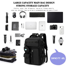 Carregar imagem no visualizador da galeria, Mochila de Viagem Expansível Weekender, Caminhadas, com Porta USB para Laptop
