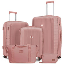 Carregar imagem no visualizador da galeria, Malas de Viagem com Bolsa de Viagem e Bolsa de Higiene Pessoal, Rodas Giratórias, Duráveis e Leves
