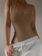 Carregar imagem no visualizador da galeria, Bodysuit de Malha sem Mangas, Verão Quente, Bodycon Fora do Ombro
