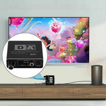Carregar imagem no visualizador da galeria, Conversor de Áudio Digital para Analógico, Saídas de Áudio RCA, Entrada Coaxial Óptica
