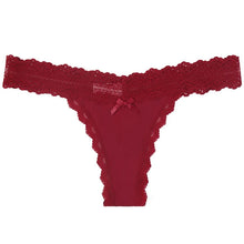 Carregar imagem no visualizador da galeria, Calcinha Feminina Renda Floral, Cintura Baixa Respirável, Sólida e Transparente
