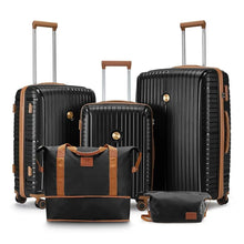 Carregar imagem no visualizador da galeria, Malas de Viagem com Bolsa de Viagem e Bolsa de Higiene Pessoal, Rodas Giratórias, Duráveis e Leves
